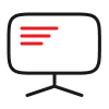 Presentation screen and display solutions icon